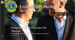 Desktop Screenshot of lions-oberursel.de