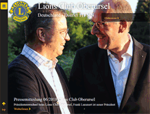 Tablet Screenshot of lions-oberursel.de